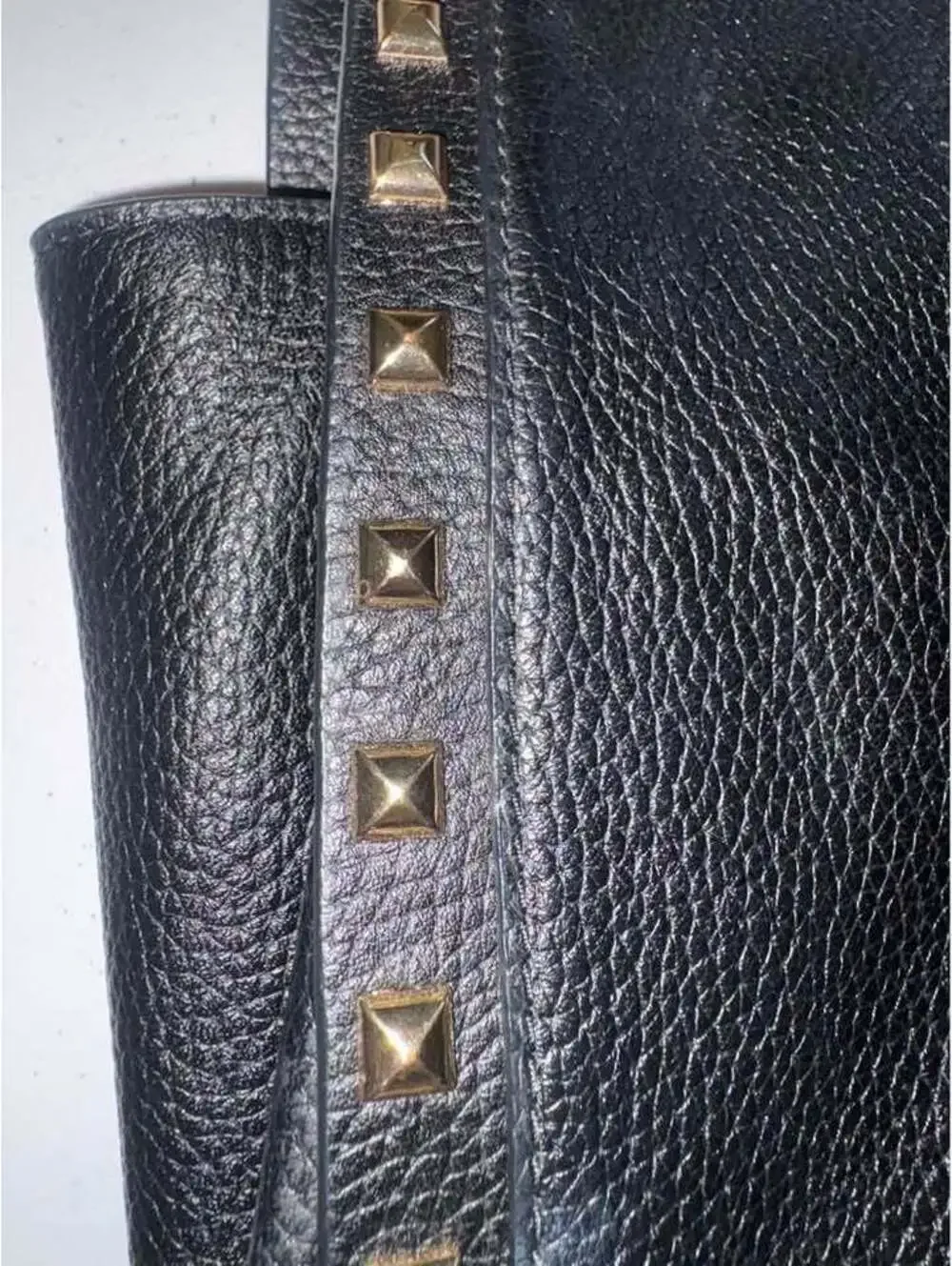 Michael Kors Studded Leather Hobo Bag